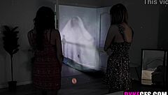 milf girl on girl in haunted mansion?