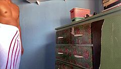 new neighbor teen 18+ shaved pussy fucked alone in my house