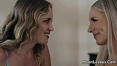 sexy blonde lesbian milf seduced for a wet fuck by curly teen 18+ - bunny madison charlie forde