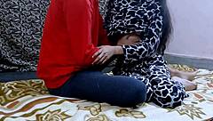 I watched the big ass aunty get fucked by the big cock boy in this Hindi video