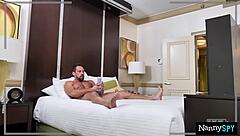 Fuck doll nanny swallows cock intensely