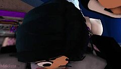 woman sees saleswoman riding bbc in store, joins for groping and fucking