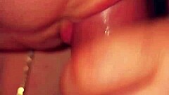 Dominican bbw enjoys sucking something delicious out