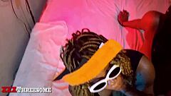 Can my hijab roommate handle this big cock?