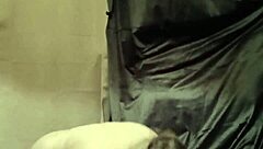 I am a slave in the human urinoir with toys and buttplug...