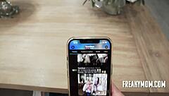 蒙眼恶作剧玩继母奥黛丽·麦迪逊