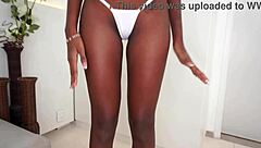 Ebony Jenny Pretinha Double Penetrated By Two Huge White Cocks