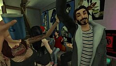 Want to see POV sex with goth chick at party?