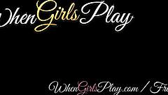 Aiden And Charlotte Engage In Lesbian Pussy Play