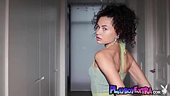 Stunning Brunette Asian Teen Layla Balan Reveals Amazing Nipples