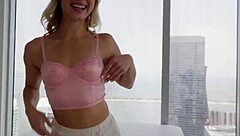 Amazing cheerleader Kait visiting Filoufitt for deep pussy fucking