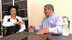 I joined a femdom cougar mature MILF orgy