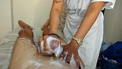 Step in Mexico hospital where sexy nurse with big ass sucks my monster cock in her wet pussy.