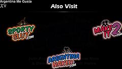 Busty skinny brunette shows off her round ass in panties.