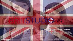 Skinny British redhead swallows cum after fucking!