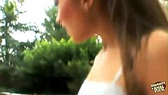 this busty blonde chick loves double penetration and deepthroat