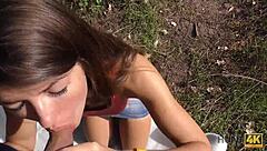 conversational-neutral hunt4k couple goes wild with outdoor anal for cash