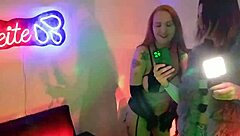 Horny for monster cock, I got interracial anal and creampie at gloryhole