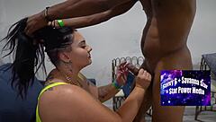 jadynns rough weekend relief with savvy g in a homemade holiday setting featuring deepthroat bareback and big tits