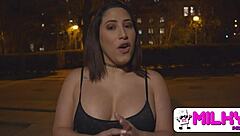 Venezuelan Latina Flashes Ass and Sucks Cock in Park