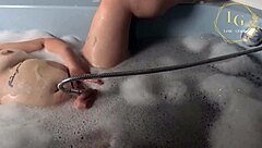 Chubby Lexie Grants Enjoys Anal Assfucking in Bathroom Solo Session