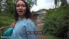 Public Agent Fitness MILF Kristina Grace Surprises with Public Blowjob and Outdoor Sex Hard Fast POV Fuck