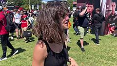 Lety's Thrilling Public Flashing Adventures in Italian Camping Grounds