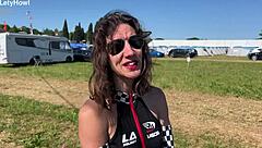 Lety's Thrilling Public Flashing Adventures in Italian Camping Grounds