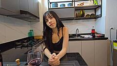 Fuck The Rookie Sex In The Kitchen At Work Break