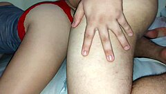 Latina fucks stepfather secretly when mom's away