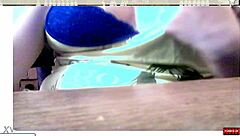 Teen girl performs sex on webcam for free