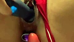 the hot puta squirts everywhere, making you cum six times