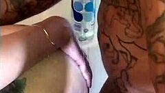 Ebony Woman Takes Monster Cock in Her Asshole