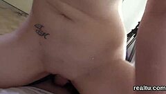 As a striking Czech teen, I get tempted in the mall for POV penetration