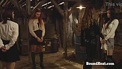 Busty Lesbian Slave Groped By Madame!