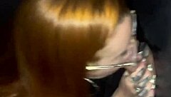 Redhead Friend Sucks At Glory Hole