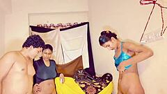 Wow! Uttaran20's Pretty Pussy Gets Deepthroated In Quickie FFM Threesome!