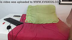 Fucking big pussy lips of curvy ebony with toys in lingerie