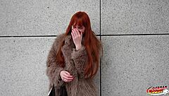 German Scout - Skinny Redhead Soley Summer in Rough First Casting