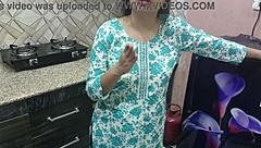 Indian stepmom fucking stepson in kitchen