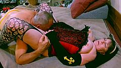 Hey, wanna see Granny Nun Mary Carmen lick for orgasm?