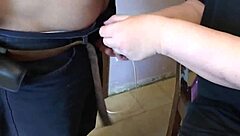 Old Italian Lady Gets Excited with Cock and Toys in Play