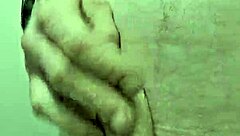 Skinny Girl Performs Striptease In Bathroom