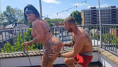 Muscular Friend Fucks Me Hard After Sweaty Training, Moaning Like a Bitch