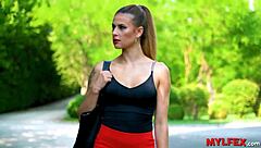 Glamorous MILF says, 'I'll confront my boss with hardcore riding and assfucking!'