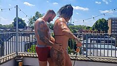 Muscular Friend Fucks Me Hard After Sweaty Training, Moaning Like a Bitch