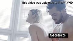 Blonde teen keeps her virginity by only taking it anally with Kyle Mason