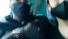 Horny girlfriend delivers deepthroat oral on a bus to Bogota
