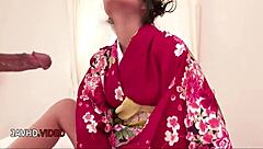 Gorgeous Cosplay Milf Delivers Blowjob Before Intense Hardcore Threesome Action