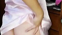 Leaked video of beautiful Argentine teacher fingering herself in lingerie outdoors.